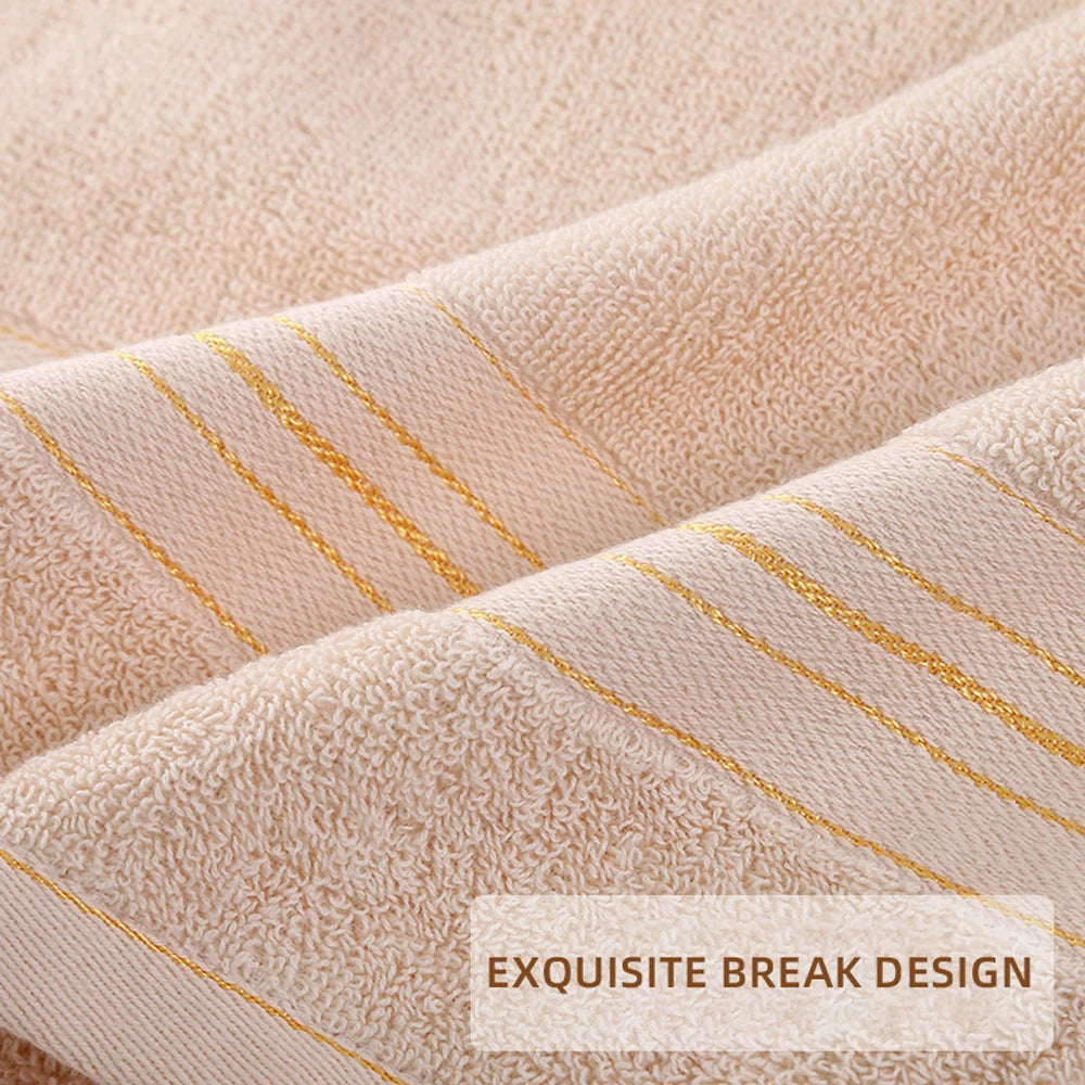 1 Thick Cotton Bathroom Face Towel for Household Couples 75X35Cm