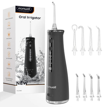F32 Water Floss Oral Teeth Whitening Home Appliance Sonic Water Flosser 260ML Tank Teeth Cleaner Oral Water Jet