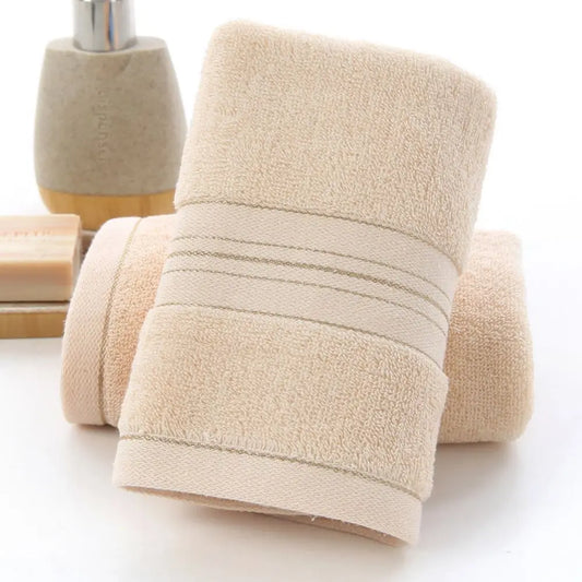 1 Thick Cotton Bathroom Face Towel for Household Couples 75X35Cm