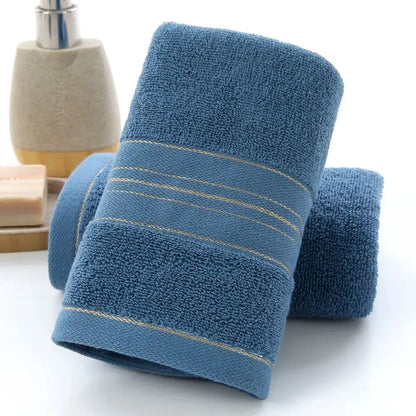 1 Thick Cotton Bathroom Face Towel for Household Couples 75X35Cm