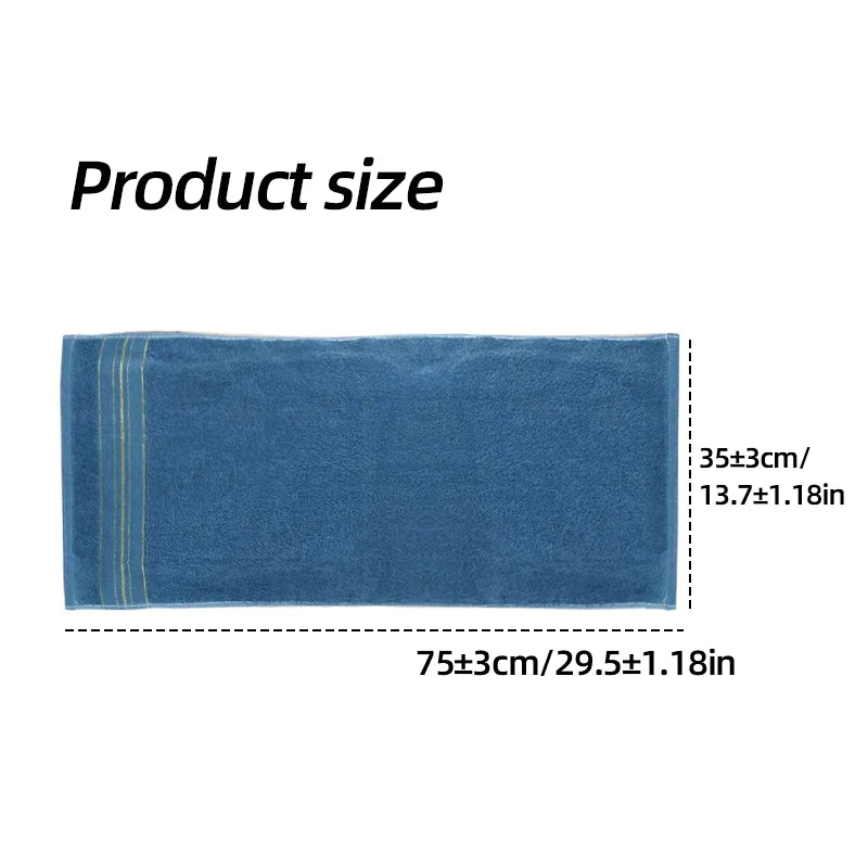 1 Thick Cotton Bathroom Face Towel for Household Couples 75X35Cm