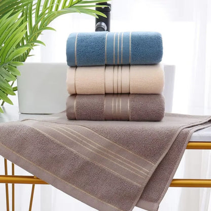 1 Thick Cotton Bathroom Face Towel for Household Couples 75X35Cm